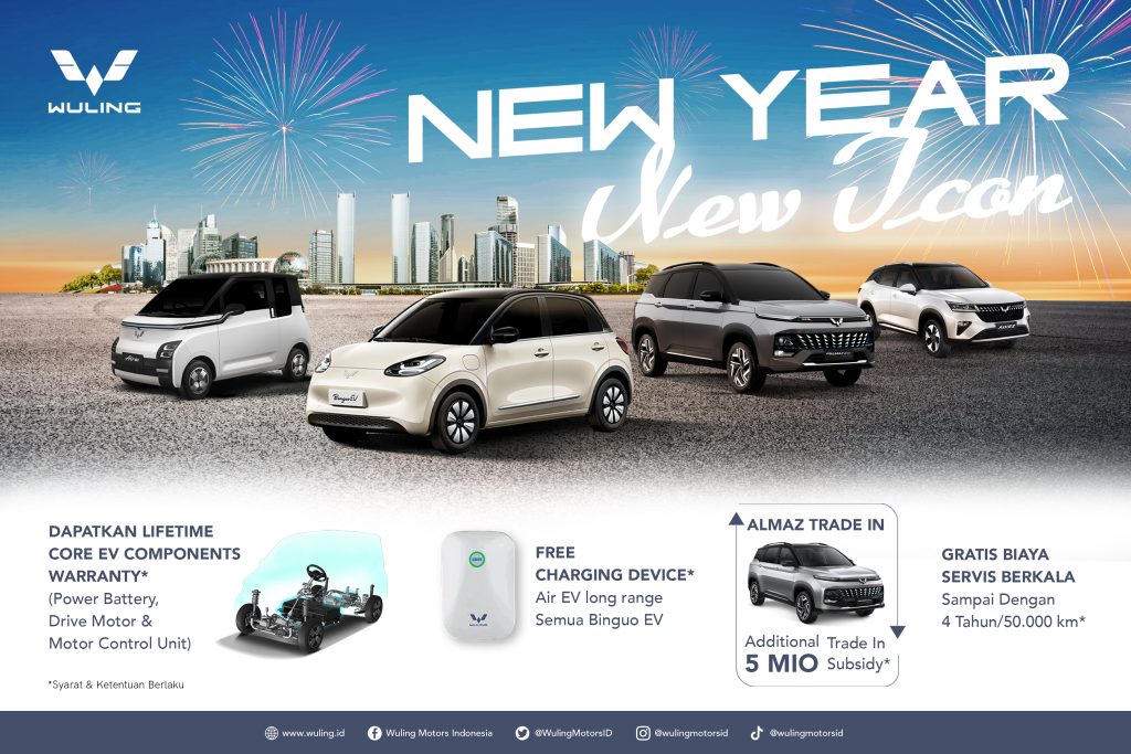 Promo Spesial untuk Awal Tahun Baru 2024 dari Wuling Motors