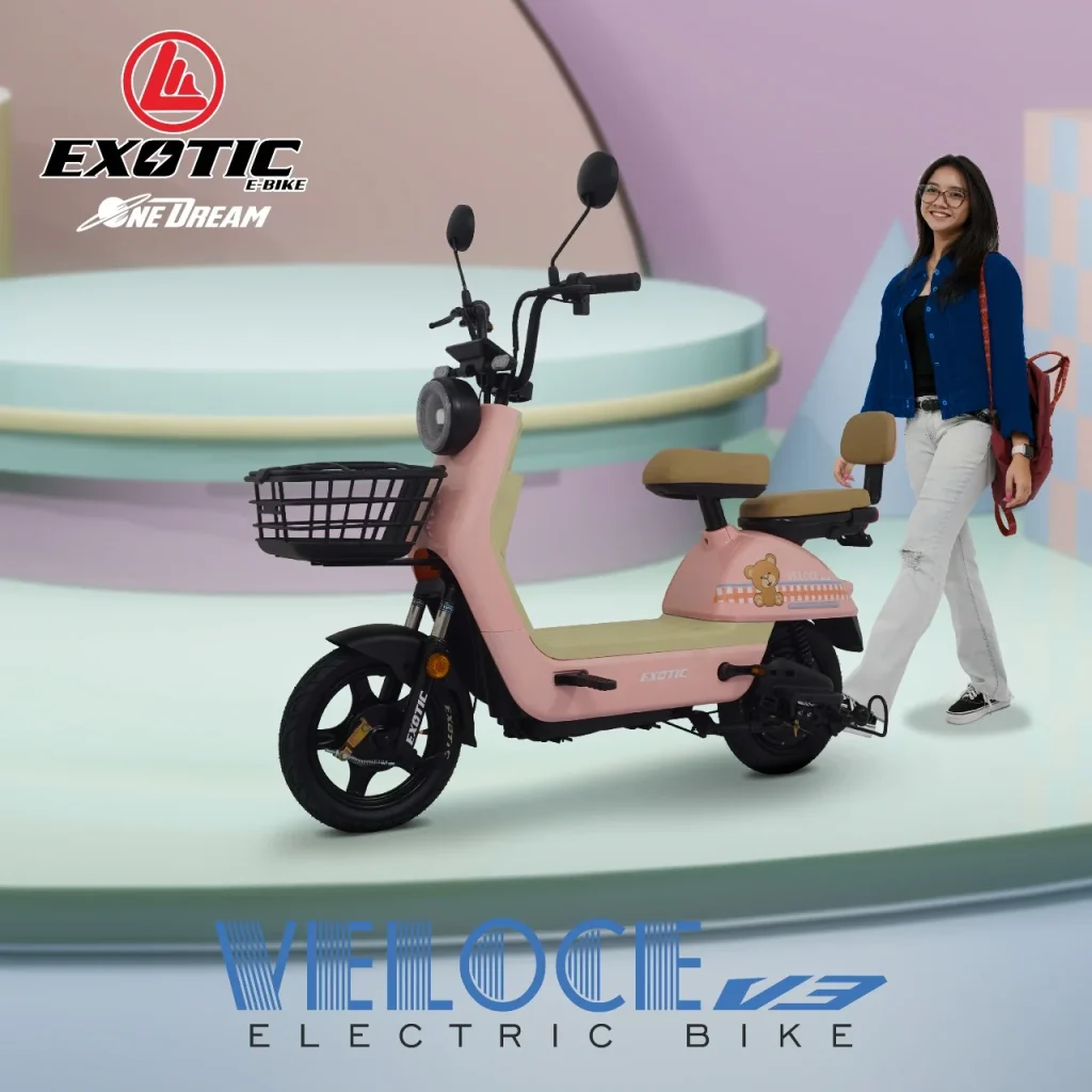 Sepeda Listrik Exotic VELOCE V3, ini Spesifikasinya