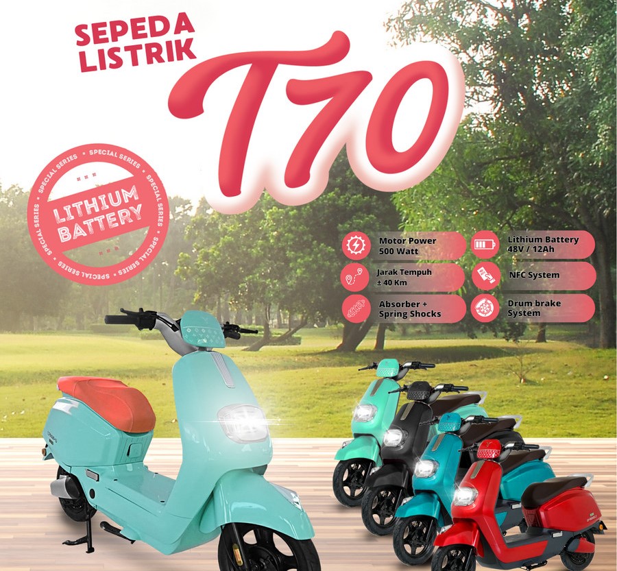 Sepeda Listrik Terbaru Uwinfly T70, Ini Harga & Spesifikasi